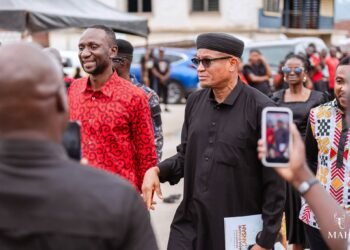 Mustapha Abdul-Hamid attends funeral of late Nana Kwame Nkansah