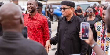 Mustapha Abdul-Hamid attends funeral of late Nana Kwame Nkansah