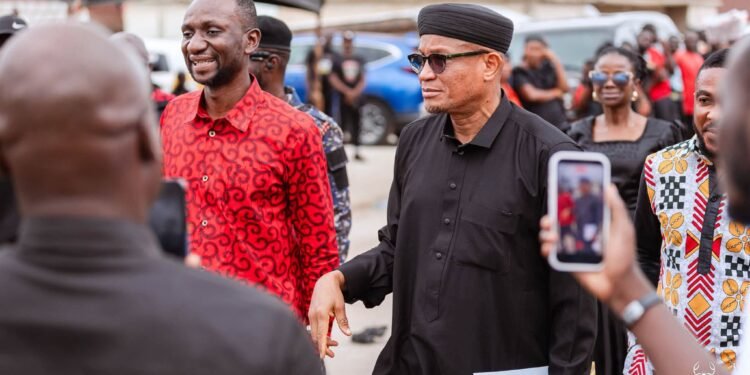 Mustapha Abdul-Hamid attends funeral of late Nana Kwame Nkansah