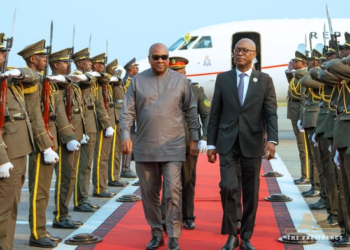 Mahama arrives in Luanda for AU Summit on conflict resolution
