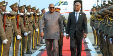 Mahama arrives in Luanda for AU Summit on conflict resolution