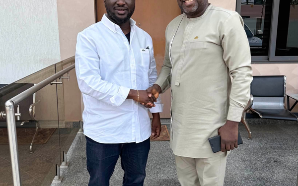 Okai Mintah consults former Youth Organizer Ludwig Hlodze ahead of NDC race