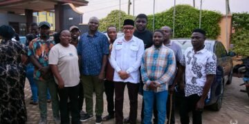 Mustapha Abdul-Hamid interacts with NPP delegates in four Greater Accra constituencies