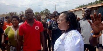 Shai-Osudoku MP visits market women after temporary structures destruction
