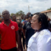 Shai Osudoku MP visits market women after temporary structures destruction