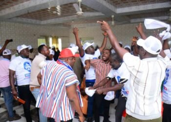 Nana B receives massive welcome from party executives in Ada, Sege and Ningo-Prampram