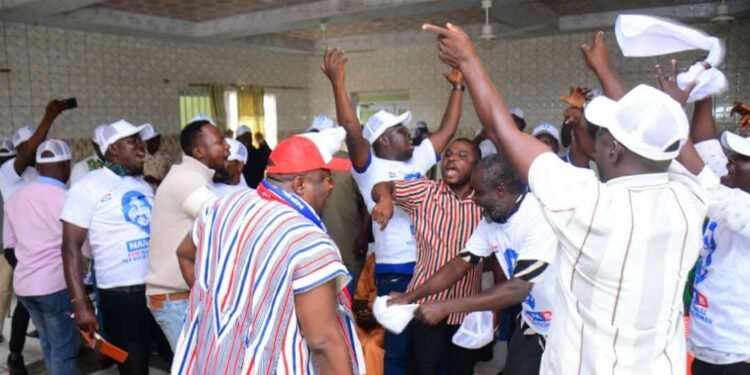 Nana B receives massive welcome from party executives in Ada, Sege and Ningo-Prampram