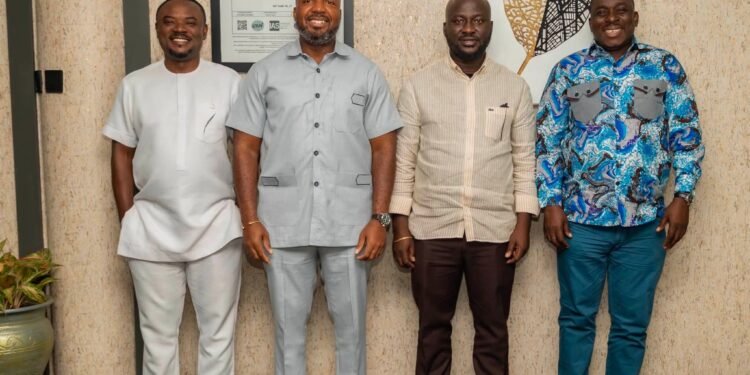 Okai Mintah engages DVLA leadership ahead of NDC National Youth Organizer race