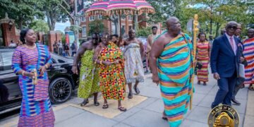 Otumfuo Osei Tutu II welcomed to Howard University ahead of royal guest lecture