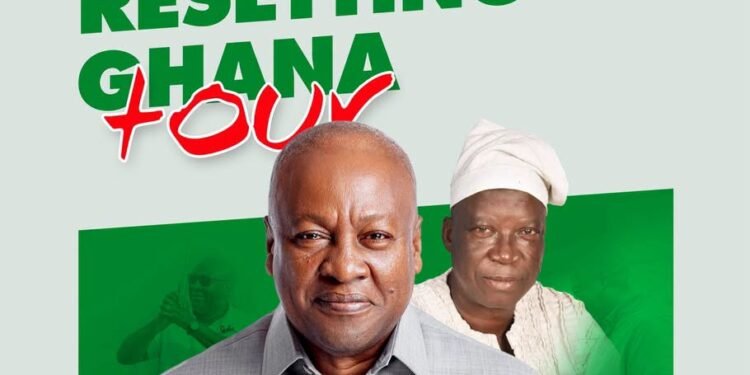 President Mahama heads to Upper East Region for resetting Ghana tour