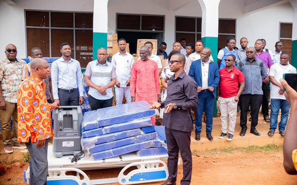NEIP CEO donates medical supplies to Sampa Government Hospital