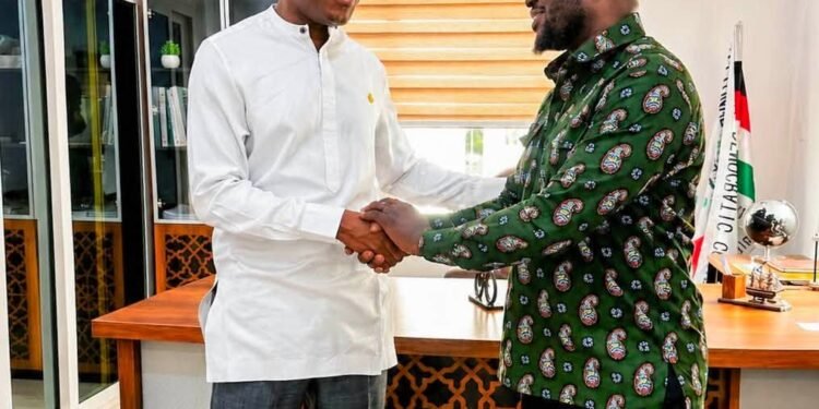 Okai Mintah meets NDC General Secretary over National Youth Organizer bid