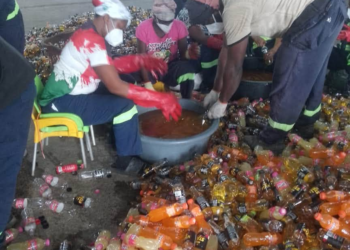 V/R: Ho Municipal Assembly destroys expired food products, beverages