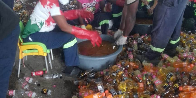 V/R: Ho Municipal Assembly destroys expired food products, beverages