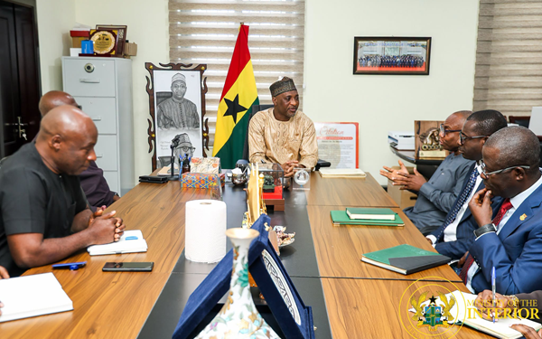 KNUST Vice Chancellor meets Interior Minister over technology-driven campus security