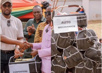 YEA provides skills training equipment to Western North beneficiaries