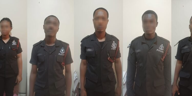 G/A: Police interdict seven personnel over alleged money extortion