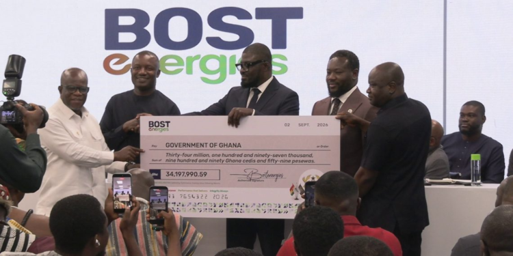 BOSTenergies pays GH¢34.2m dividend to gov’t for the first time