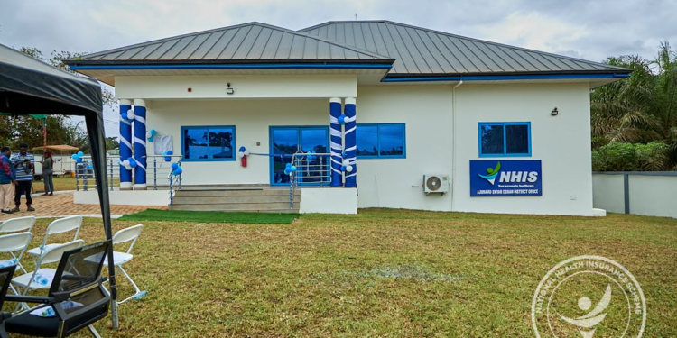 NHIA unveils new Ajumako Enyan Essiam office, presents vehicle to boost NHIS operations