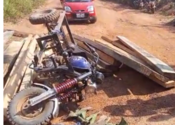 Assin North: Farmer crushed to death as loaded aboboyaa overturns