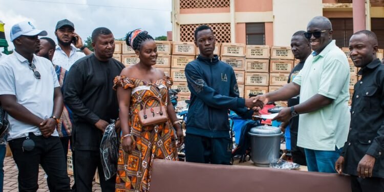 Kumawu MP supports 500 BECE candidates with SHS items