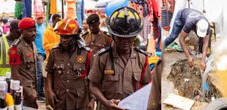 Ghana National Fire Service, Ghana Water Limited join forces to boost firefighting readiness at Makola