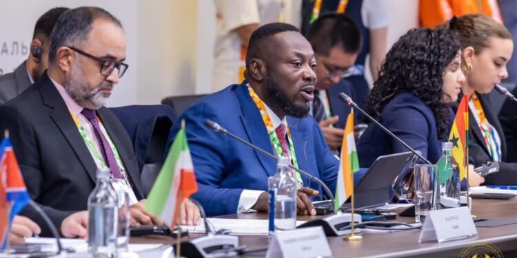 Opare Addo showcases Ghana’s youth empowerment programmes in Russia