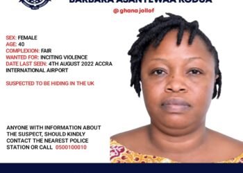 Police declare 40-year-old woman wanted for allegedly inciting violence
