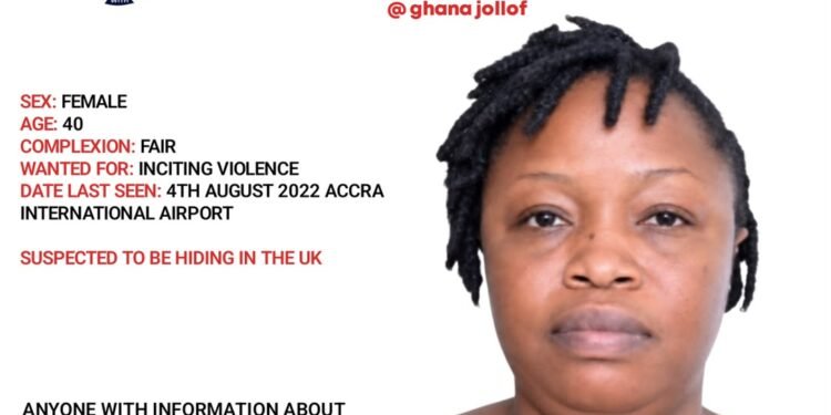 Police declare 40-year-old woman wanted for allegedly inciting violence