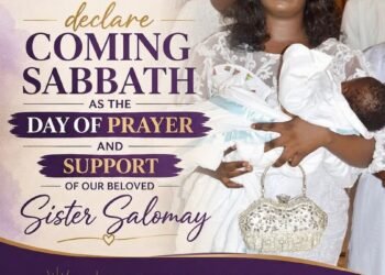 Seventh-day Adventist Church declares Sabbath as day of prayer and support for remanded Salomey