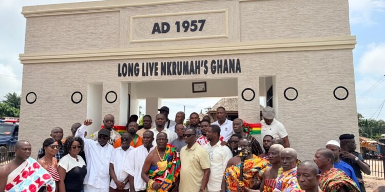 Kofi Arko Nokoe unveils Nkrumah Freedom Arch at Axim Junction
