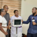 Dr Kwaku Asiedu-Nketiah Jnr donates cardiac monitor to Tema General Hospital