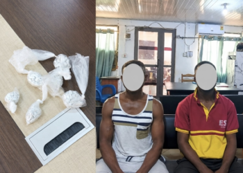Upper West Police intercept 192 parcels of suspected cocaine, arrest two