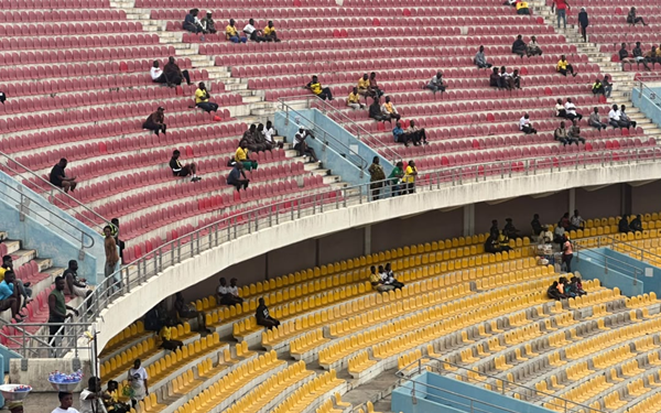 Low turnout at Accra Sports Stadium as Black Stars suffer 4-2 defeat to The Gambia