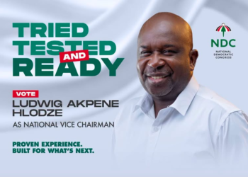 Ludwig Hlodze campaigns for NDC National Vice Chairman position