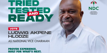 Ludwig Hlodze campaigns for NDC National Vice Chairman position
