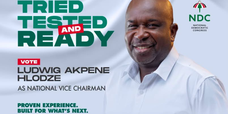 Ludwig Hlodze campaigns for NDC National Vice Chairman position