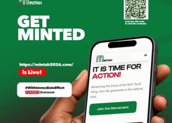 Okai Mintah launches website as he steps up NDC Youth Organizer campaign