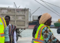 Trade, Transport Ministers inspect Tema Port cement imports to help reduce prices