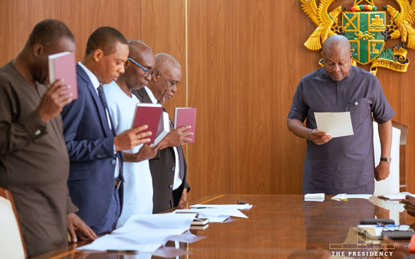 Mahama swears in five-member Independent Fiscal Council