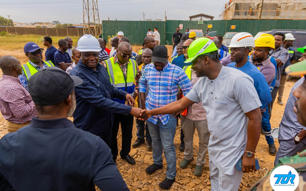 Roads Minister inspects ongoing road works along TOR stretch