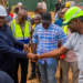Roads Minister inspects ongoing road works along TOR stretch