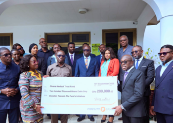 Fidelity Bank donates GH¢200,000 to Ghana Medical Trust Fund