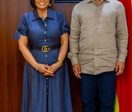 Ghana’s High Commissioner to UK meets GoldBod CEO Sammy Gyamfi