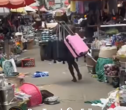Man wielding cutlass causes panic at Makola market