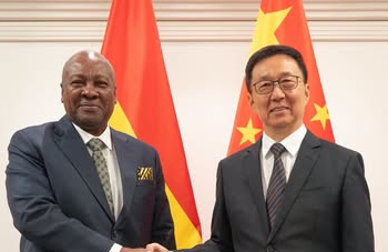 Mahama meets Chinese Vice President Han Zheng in New York