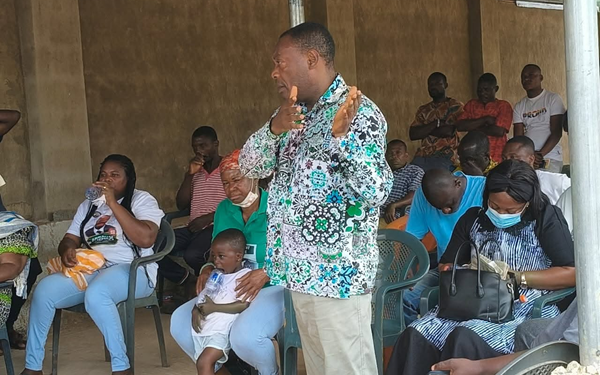 Abraham Aidoo promises open-door leadership to Kpone Katamanso constituents