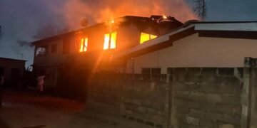 G/A: Akweteyman fire destroys apartment, 12 others saved