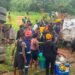 Fuel tanker overturns on Accra-Kumasi Highway after front tyre burst, two injured