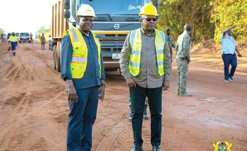 Big Push: ‘You are keeping contractors on their toes’ – Mahama praises Agbodza